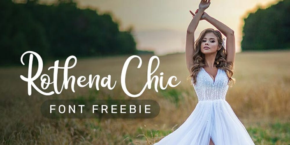 Top Free Fonts For Logo Design 70 Rothena Chic Font
