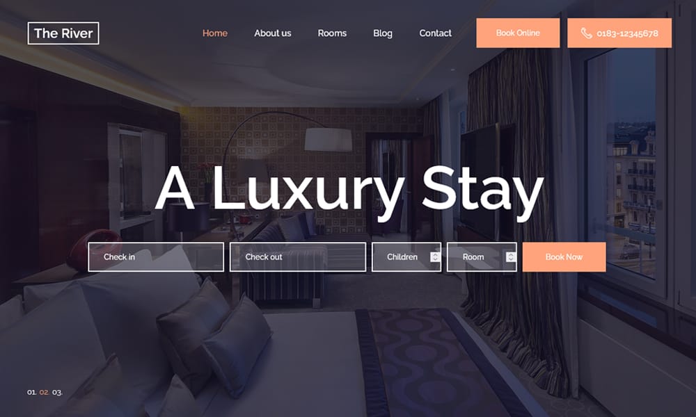 10+ Best Free Booking Website Templates 2025 19 TheRiver