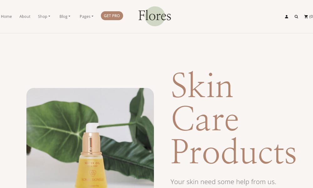 Free eCommerce Bootstrap Templates 85 Flores