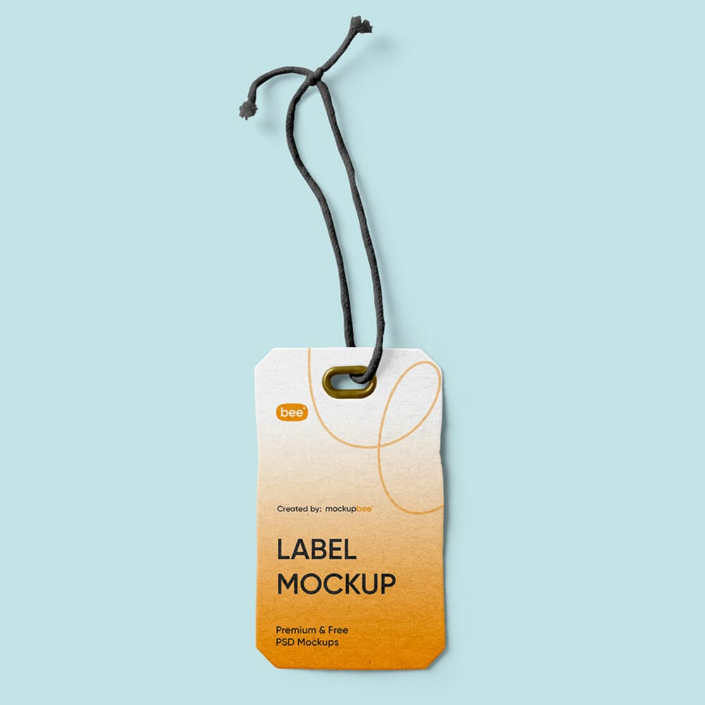 Free Label Mockup 1 Free Label Mockup