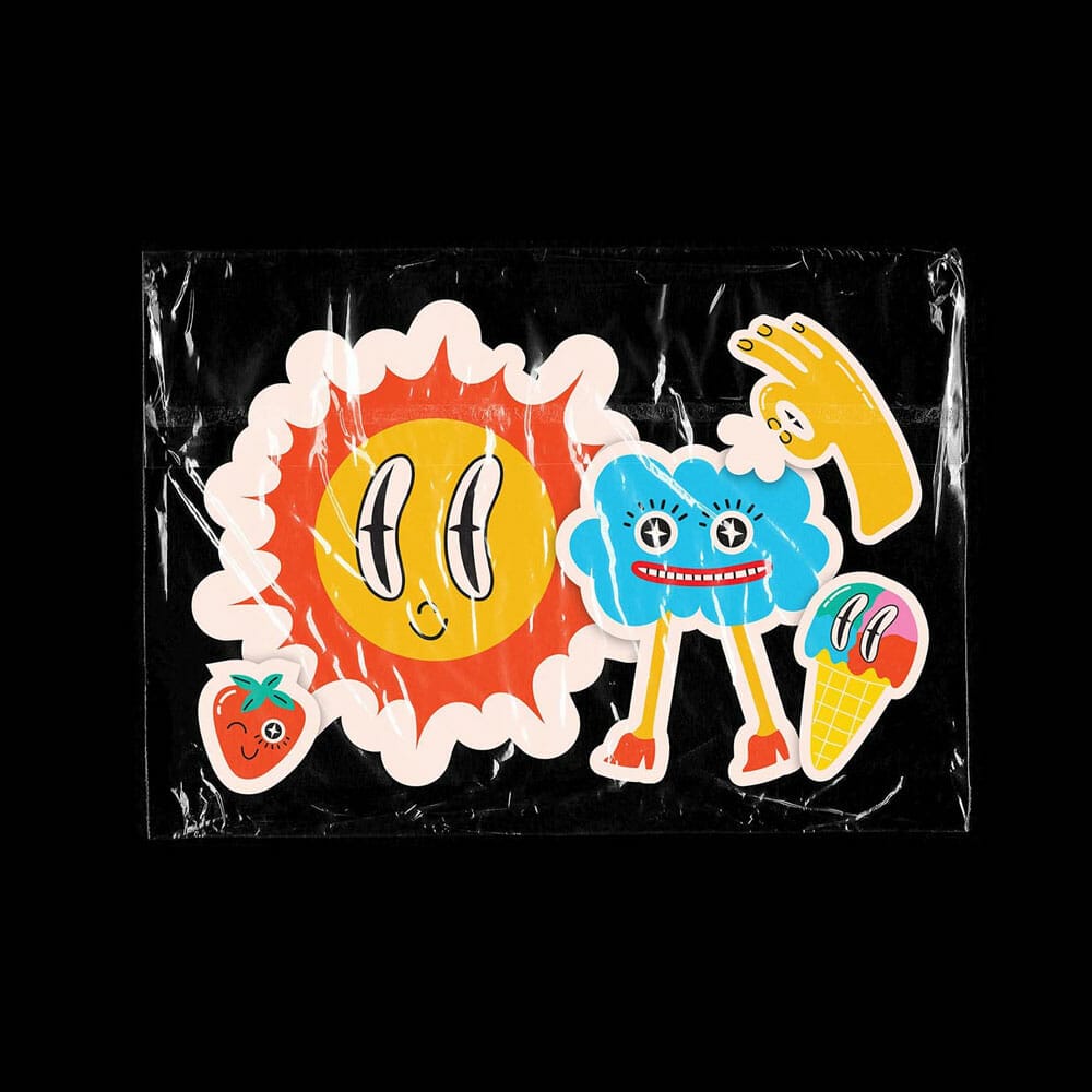 Transparent Plastic Sleeve Mockup 1 Transparent Plastic Sleeve Mockup