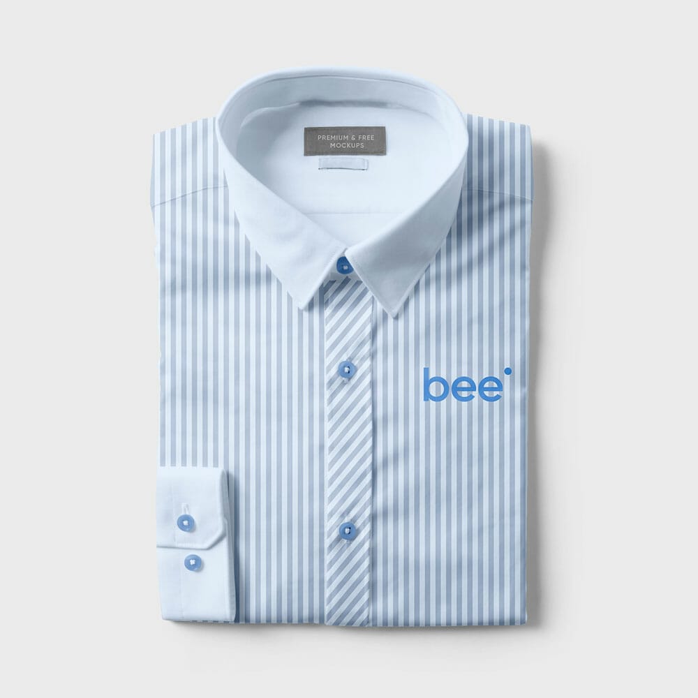 Free Folded Shirt Mockup 1 Free Folded Shirt Mockup