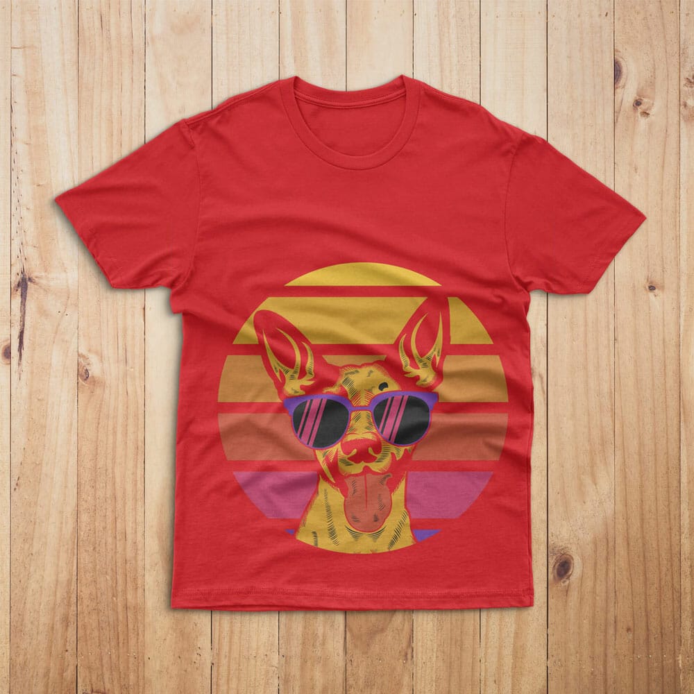 Free Red T shirt Mockup PSD Template 1 Free Red T shirt Mockup PSD Template