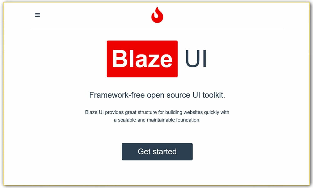 Blaze UI