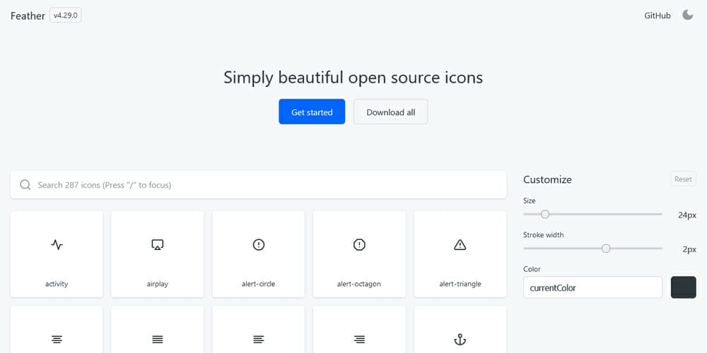 Best Free Icon Sets 2024 490 Feathericons