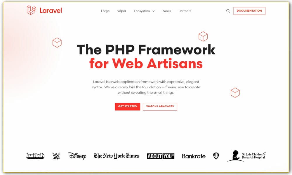 Laravel PHP Web Application Framework