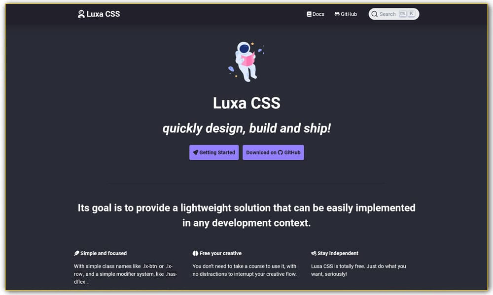 Luxa CSS