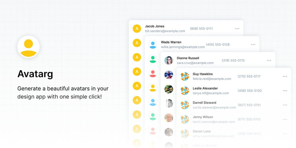 Best Figma Avatar Plugins (2025) – Top 10 Picks for Designers 5 Avatarg