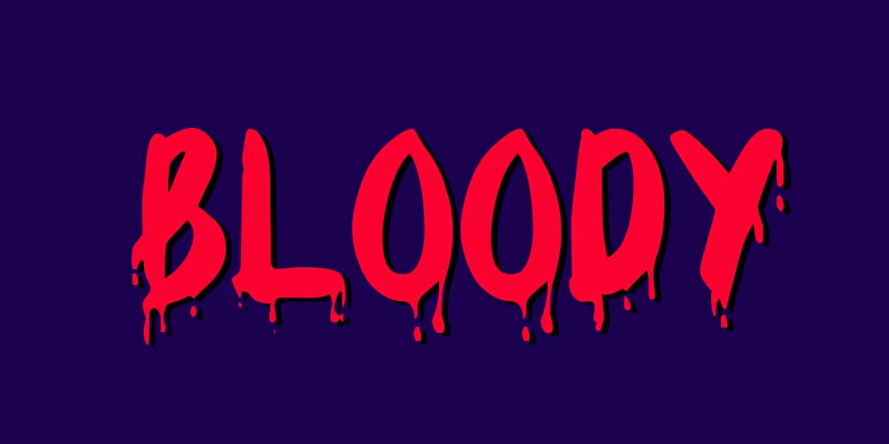 Discover the Scariest Fonts for Impactful Design and Branding 21 Bloody