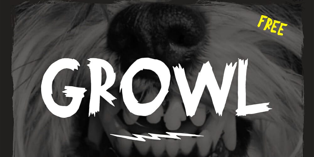 Discover the Scariest Fonts for Impactful Design and Branding 8 Growl