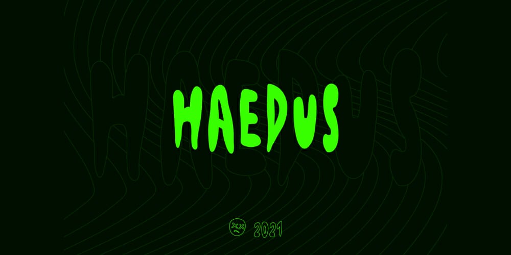 Discover the Scariest Fonts for Impactful Design and Branding 20 Haedus Font