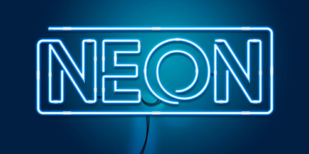 50+ Best Free Outline Fonts to Enhance Your Design Projects 7 Neon Font