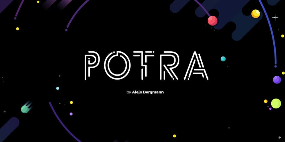 50+ Best Free Outline Fonts to Enhance Your Design Projects 8 Potra