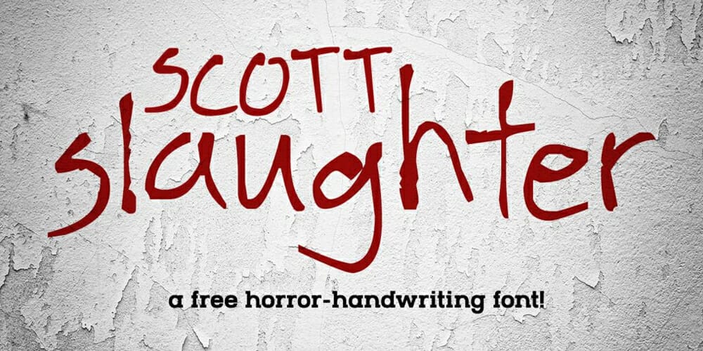 Discover the Scariest Fonts for Impactful Design and Branding 14 Scott Slaughter