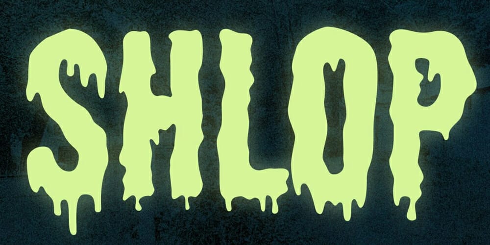 Discover the Scariest Fonts for Impactful Design and Branding 18 Shlop Regular