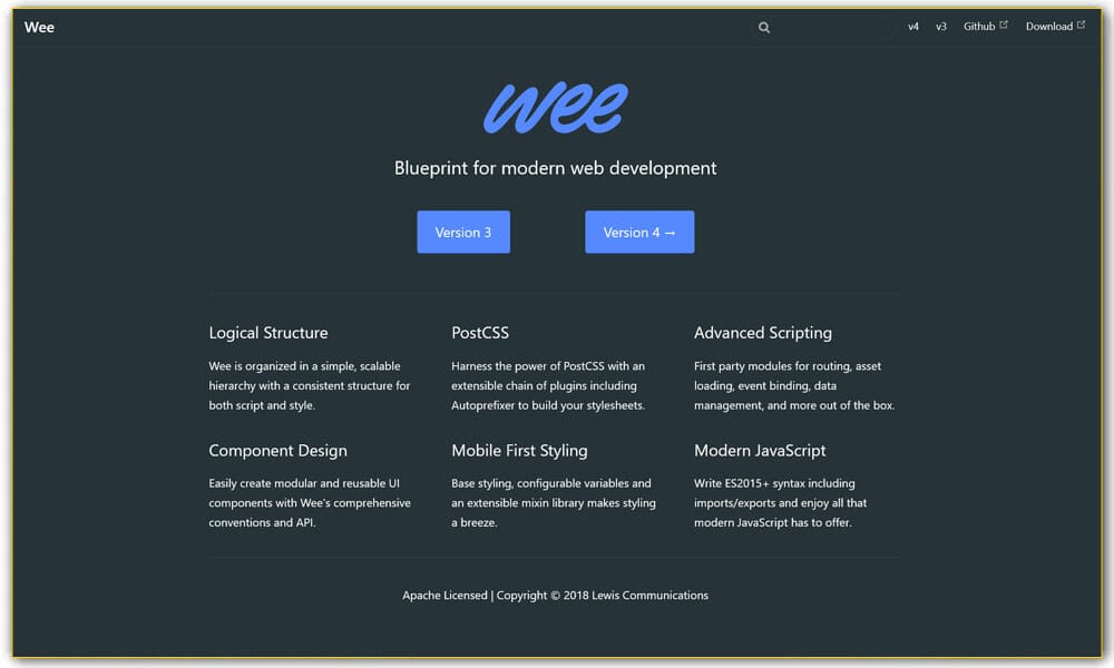 Wee: Front-End Framework