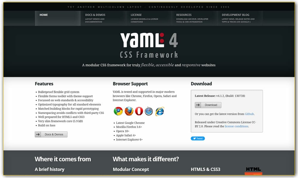 YAML CSS Framework