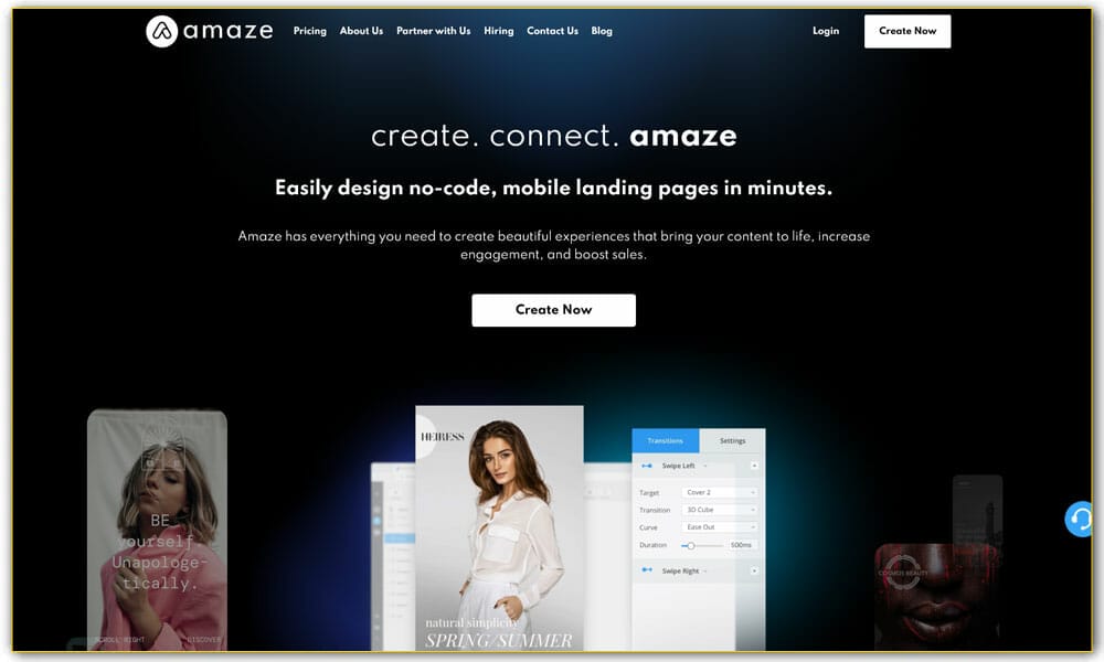 50+ Mobile Application Frameworks (HTML, CSS & JavaScript) 37 Amaze