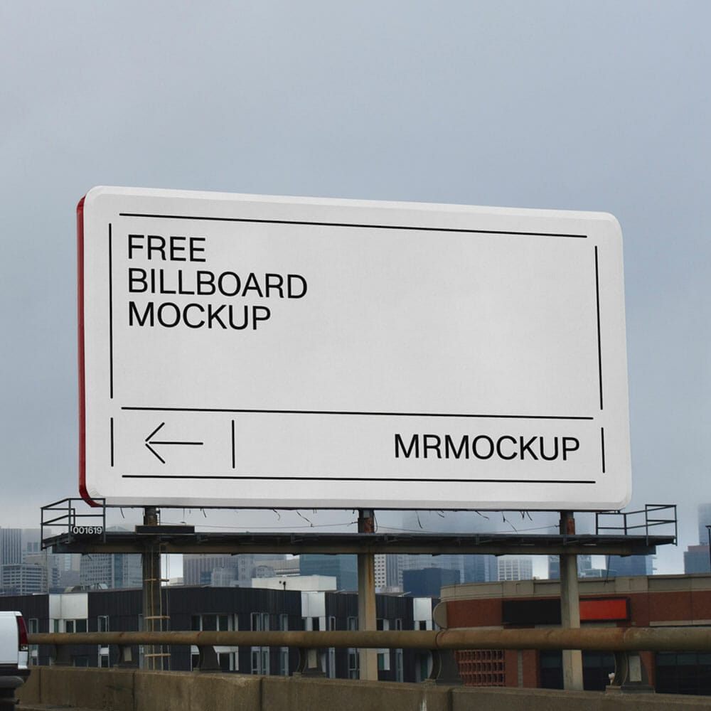 Big City Billboard PSD Mockup 1 Big City Billboard PSD Mockup