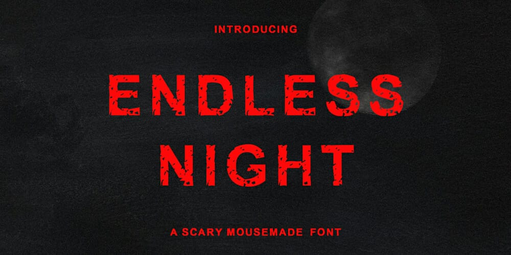 Discover the Scariest Fonts for Impactful Design and Branding 29 Endless Mousemade Typeface