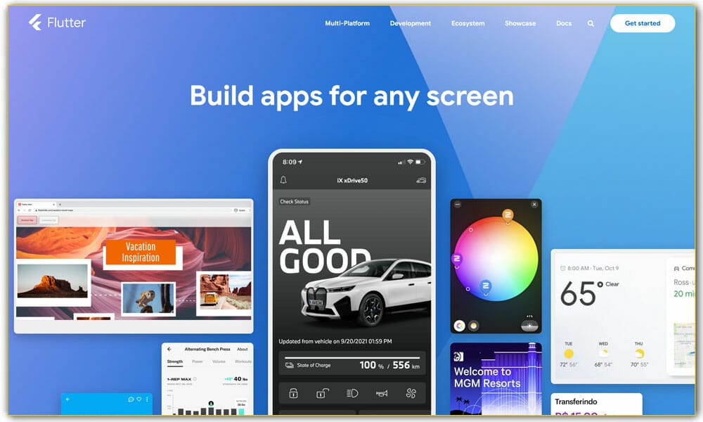 50+ Mobile Application Frameworks (HTML, CSS & JavaScript) 1 Flutter