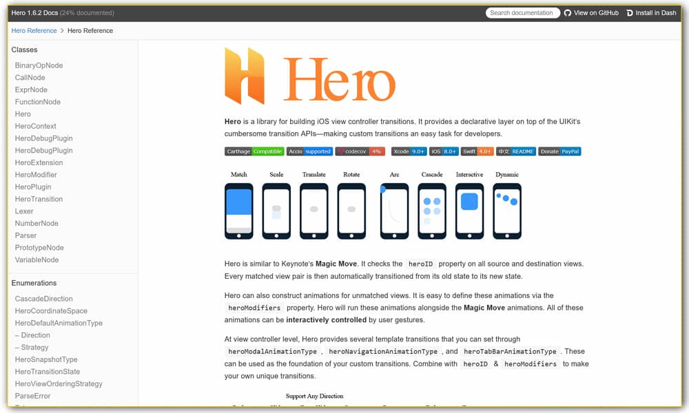 50+ Mobile Application Frameworks (HTML, CSS & JavaScript) 29 Hero