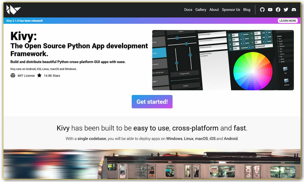 50+ Mobile Application Frameworks (HTML, CSS & JavaScript) 25 Kivy