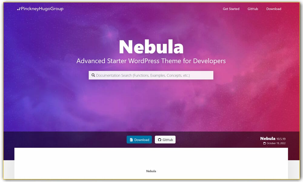 Nebula Advanced Starter Theme