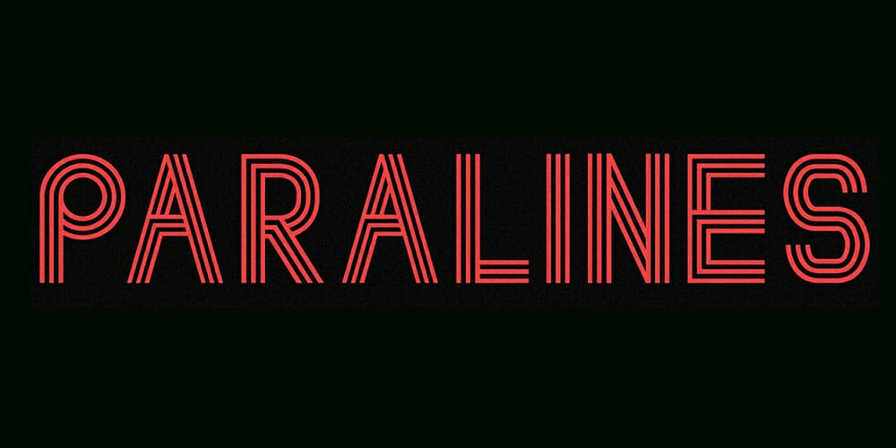 50+ Best Free Outline Fonts to Enhance Your Design Projects 26 Paraline Font