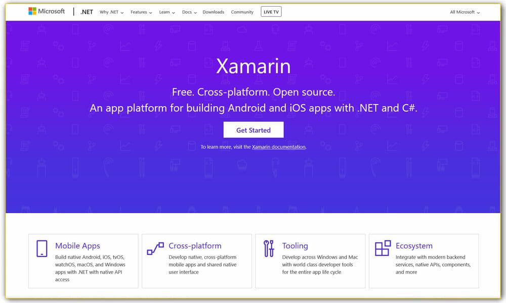 50+ Mobile Application Frameworks (HTML, CSS & JavaScript) 26 Xamarin