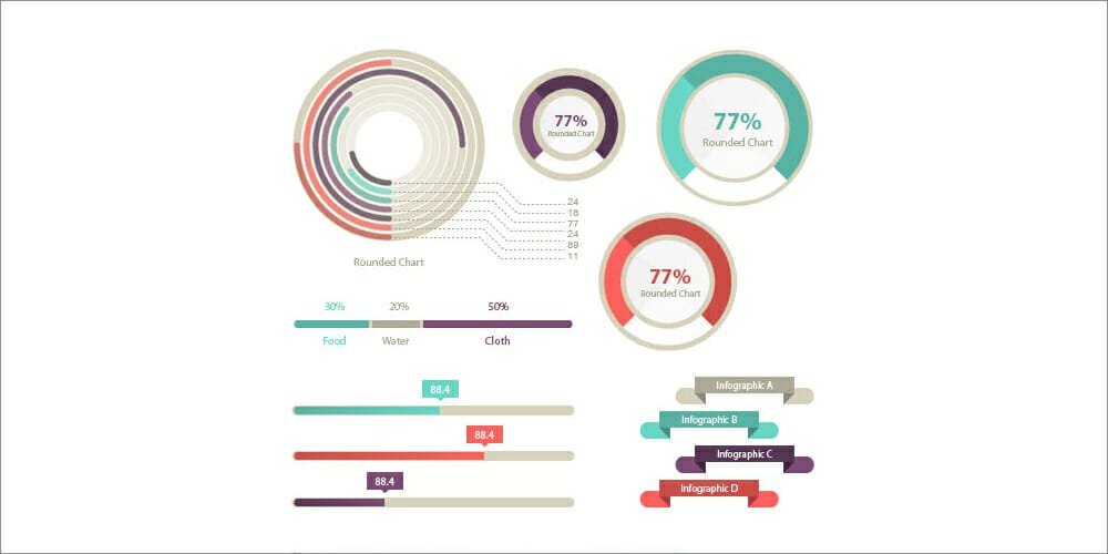 100+ Infographic Elements Vector