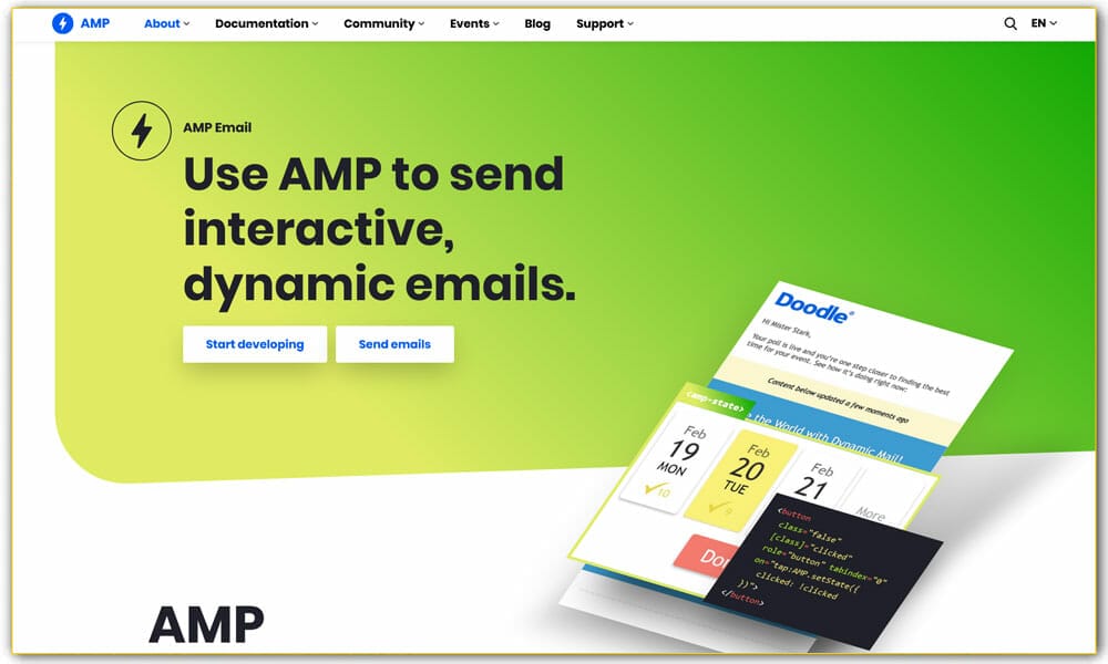 20+ Best Responsive Email Frameworks 10 AMP Email
