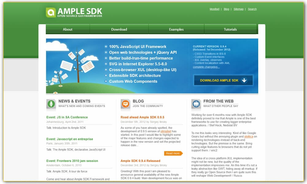 100+ JavaScript Frameworks for Web Developers 67 Ample SDK