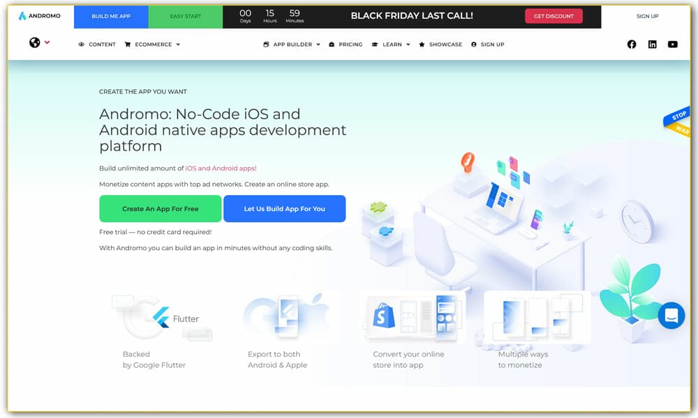 20+ Best Mobile App Builders 2023 32 Andromo