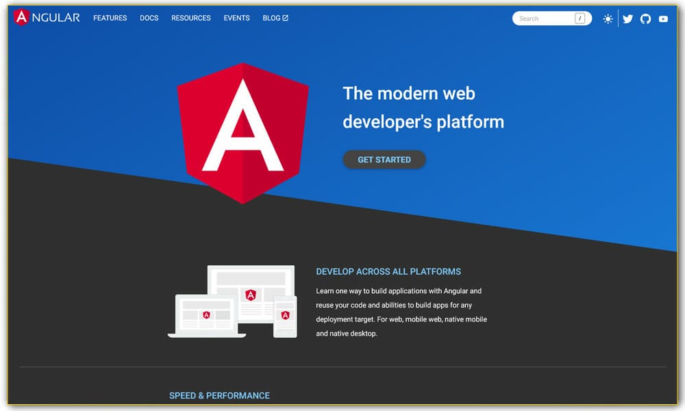 100+ JavaScript Frameworks for Web Developers 1 Angular