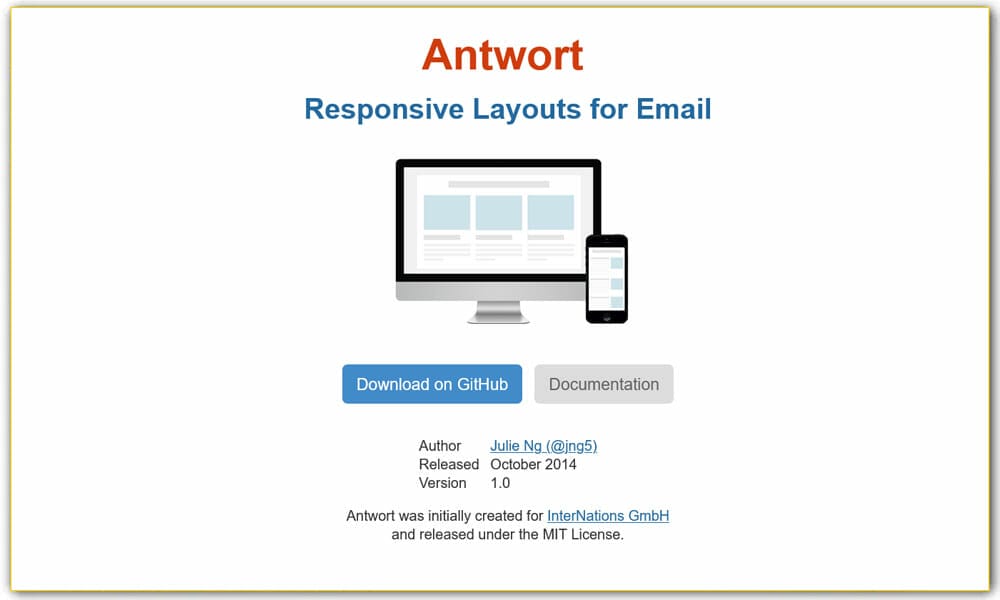 20+ Best Responsive Email Frameworks 12 Antwort