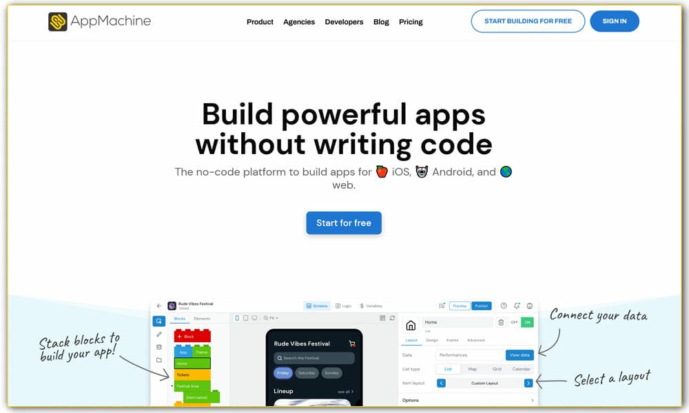 20+ Best Mobile App Builders 2023 30 AppMachine