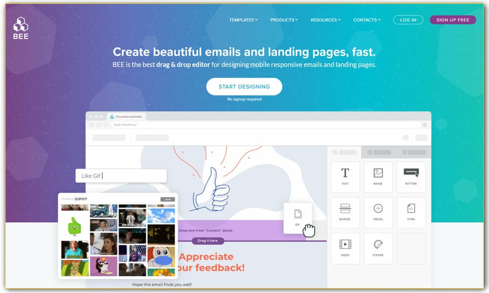 20+ Best Responsive Email Frameworks 13 BEE Free