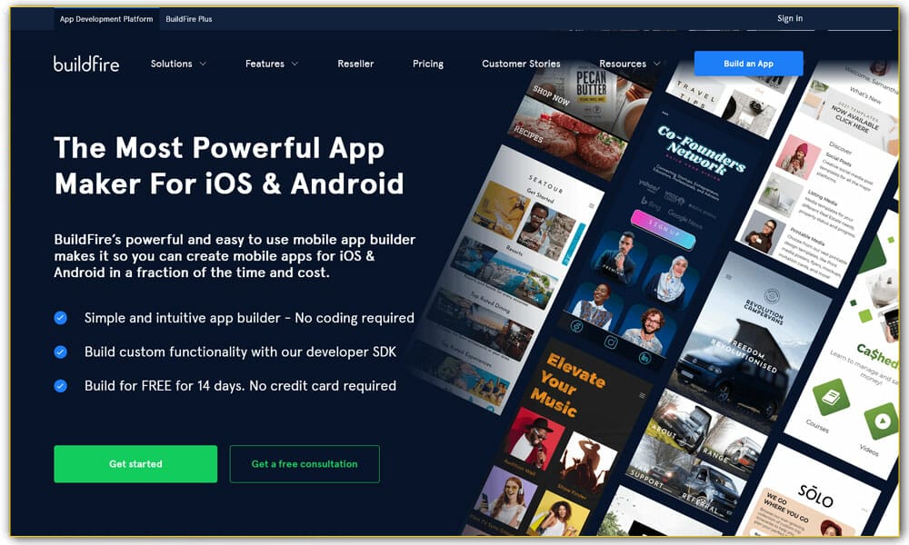 20+ Best Mobile App Builders 2023 15 BuildFire