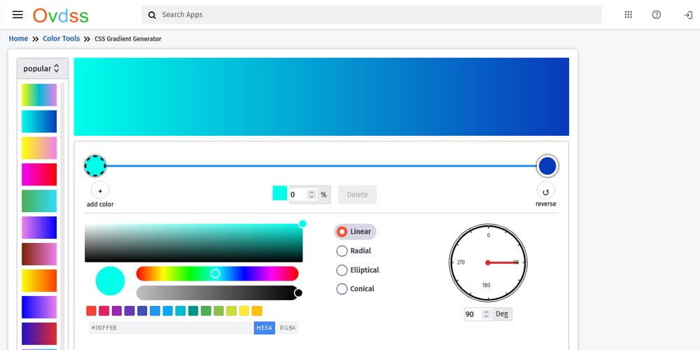 The Top Free CSS Gradient Generators 62 CSS Gradient Generator