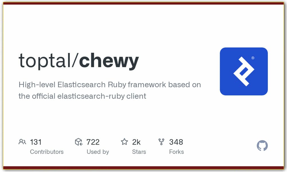 50+ Ruby Frameworks For Developers 41 Chewy