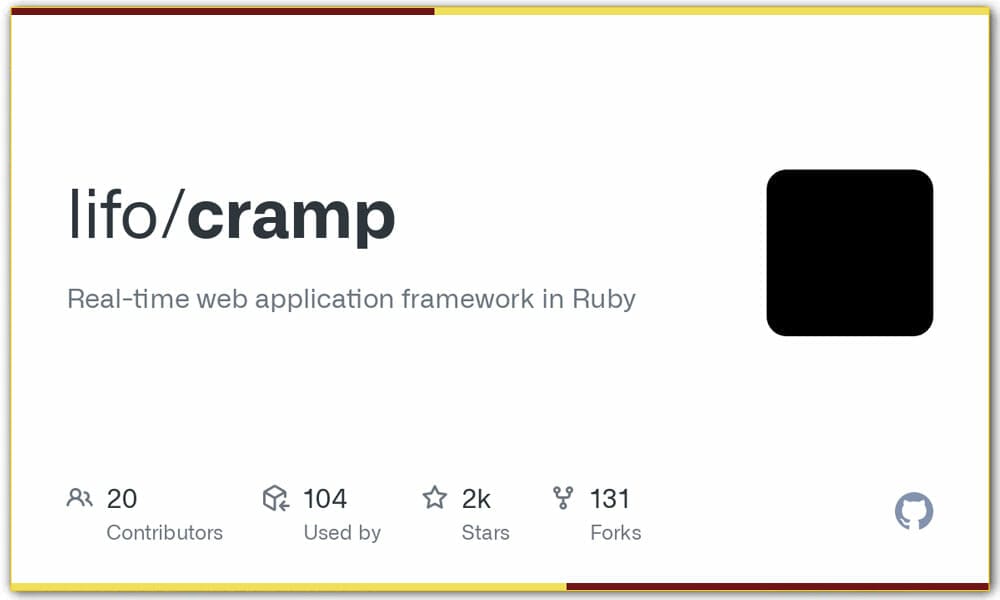 50+ Ruby Frameworks For Developers 30 Cramp