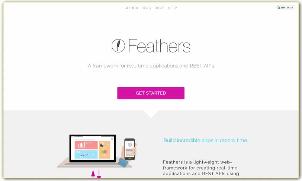 100+ JavaScript Frameworks for Web Developers 20 Feathers