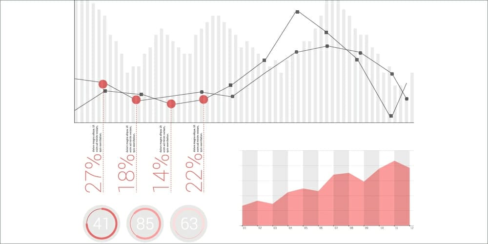 Flat UI Design Infographic Elements