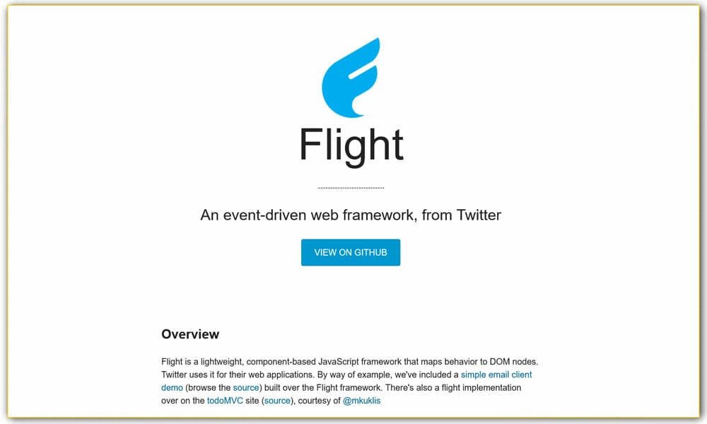 100+ JavaScript Frameworks for Web Developers 15 Flight