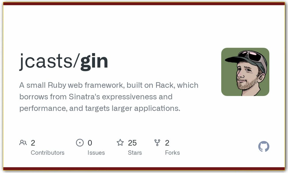 50+ Ruby Frameworks For Developers 36 Gin