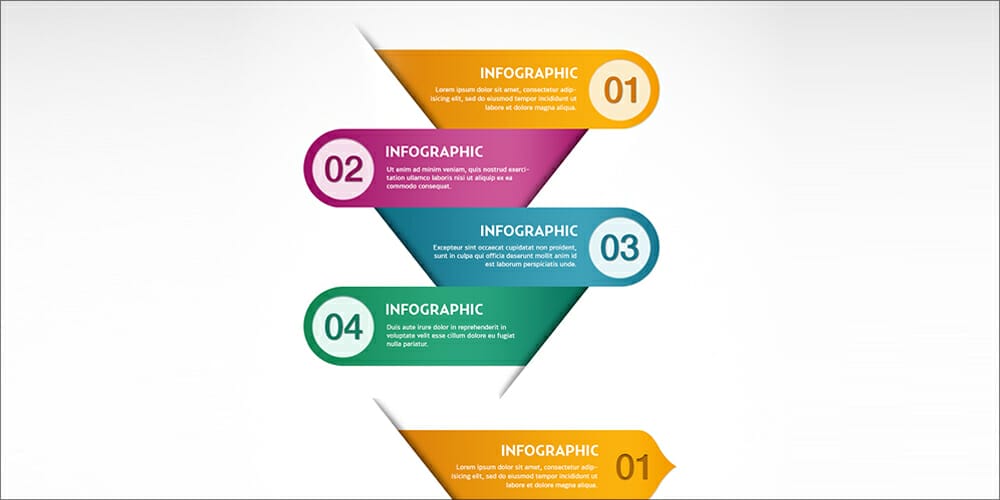 Infographics Template PSD