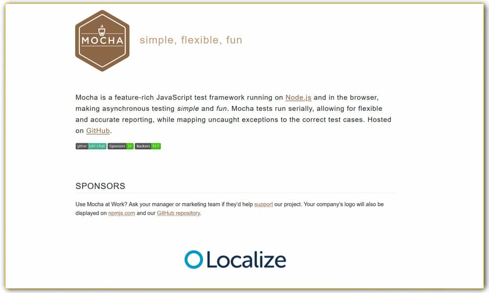 100+ JavaScript Frameworks for Web Developers 36 Mocha