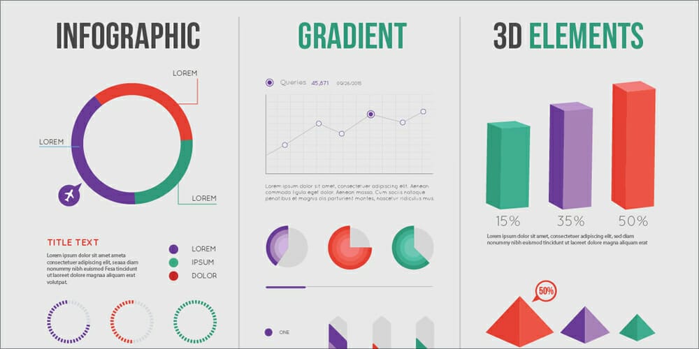 Modern Business Infographic Elements