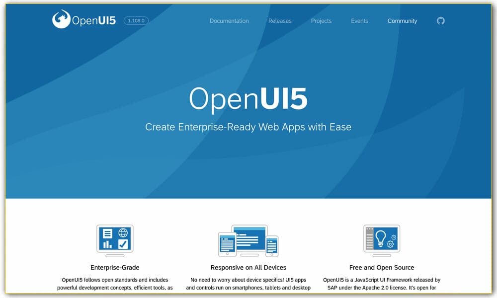 100+ JavaScript Frameworks for Web Developers 93 OpenUI5